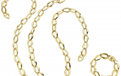 55068: Gold Jewelry Suite, Elsa Peretti for Tiffany & C