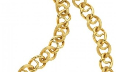 55068: Gold Necklace, Henry Dunay The 18k gold necklac