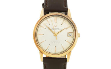 Universal Genève. An 18K gold automatic calendar wristwatch