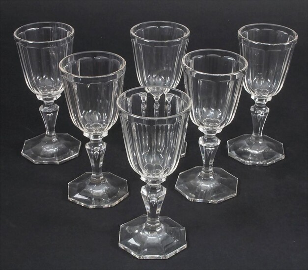 6 Likörgläser / 6 liqueur glasses, J. & L. Lobmeyr,...