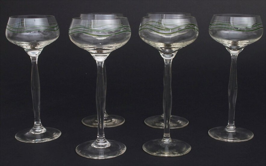 6 Sektschalen 'Liane' / A set of 6 champagne glasses...