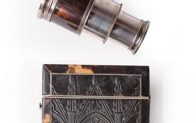 Carved Tortoiseshell Cigarette Case