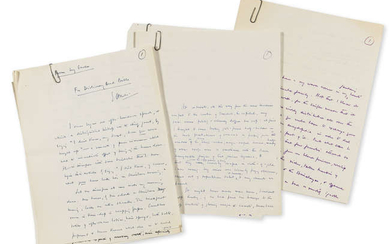 Bates (H.E.) Collection of 11 manuscript magazine and newspaper articles, autograph manuscripts signed, [c. 1960s - 70s].