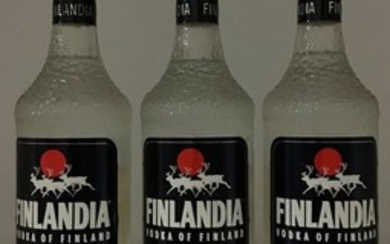 3 bouteilles VODKA "Finland", Finlandia
