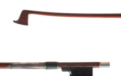 English Silver-mounted Viola Bow, Edgar Bishop for W.E. Hill & Sons