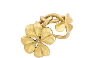 Gold Clover Ring, by JAR, France