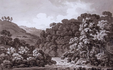 Hugh Grecian Williams (1773 1829) A wooded river l…