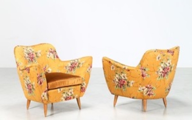 MELCHIORRE BEGA Pair of armchairs.