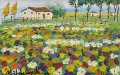 MICHELE CASCELLA Flowery field.