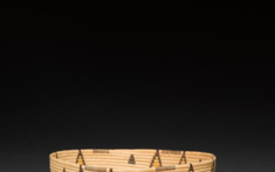 A Panamint polychrome oval basket