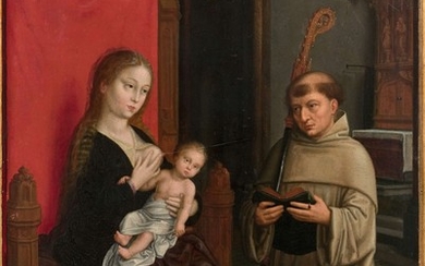Pays-Bas, XVIe siècle La lactation de saint Bernard de Clairvaux