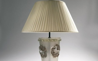 Rene Lalique, 'Camargue' table lamp, 1942