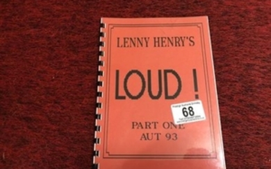 Signed Lenny Henry Loud Tour info