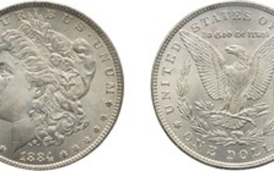 Silver Dollar, 1884, PCGS MS 66 CAC