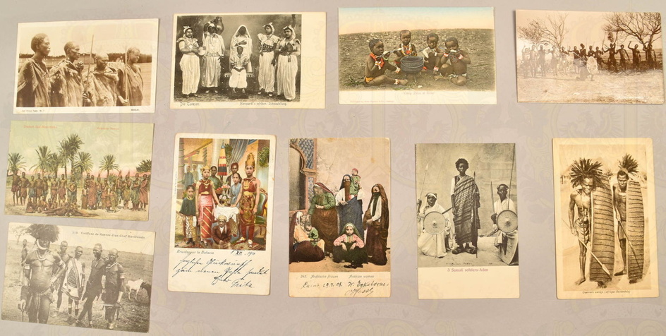 80 postcards African ethnology 1908-1936