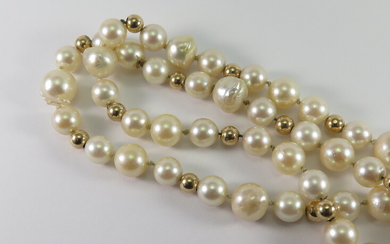 A CULTURED PEARL ROPE