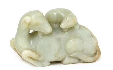 A Chinese jade carving