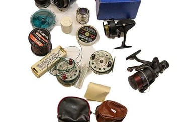 A Collection Of Various Spinning Reels