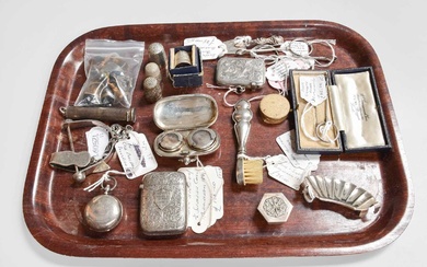 A Collection of Assorted Silver and Objects of Vertu, including...