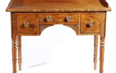 A GEORGE IV MAHOGANY DRESSING TABLE C.1830the...