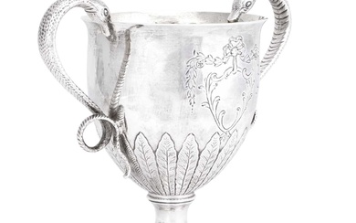A George III Scottish Silver Two-Handled Cup by Peter Mathie, Edinburgh, 1780