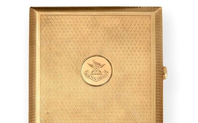 A George V Gold Cigarette-Case, by Fergenbaum and Son, Birmingham,...