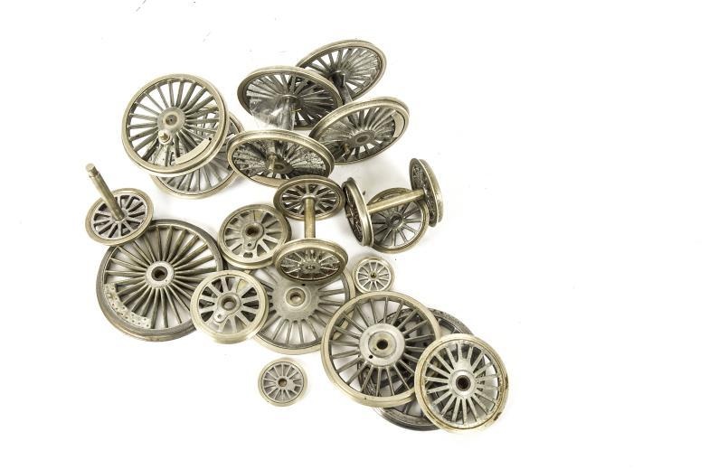 A Group of Beeson-made Locomotive Wheels in 7mm and...