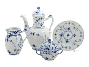 A Group of Royal Copenhagen Porcelain Articles