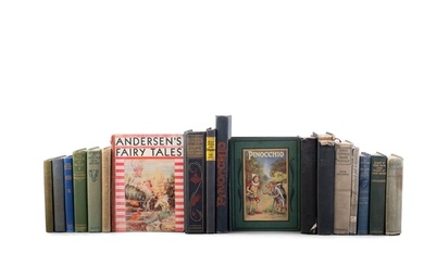 A LARGE COLLECTION OF BOOKS Including: Pinocchio, Andersen'...