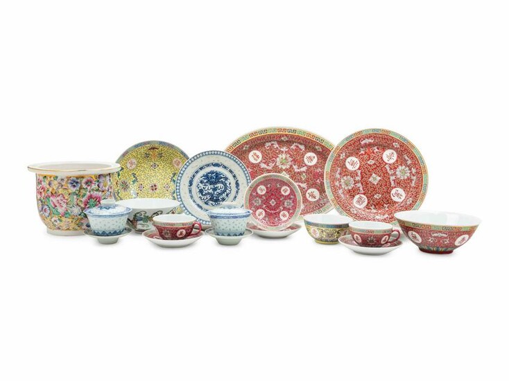 A Large Collection of Chinese Porcelain Articles