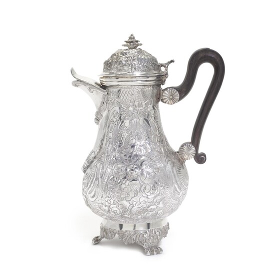 A Maltese silver coffee pot, probably Giuseppe Cremona, Oakes Period, circa 1815