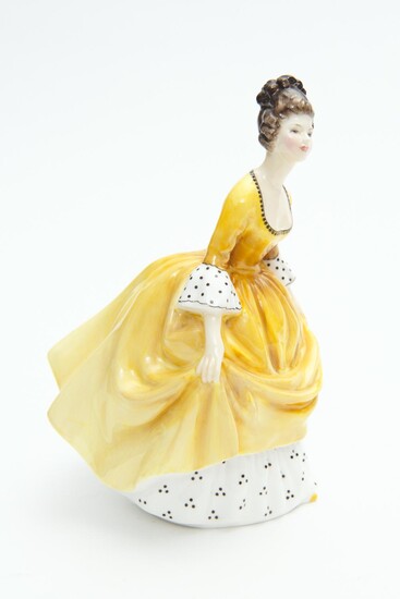 A ROYAL DOULTON FIGURE 'CORALINE', 19 CM HIGH, LEONARD JOEL LOCAL DELIVERY SIZE: SMALL