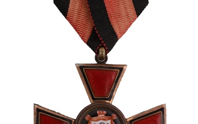 A RUSSIAN IMPERIAL ORDER ST. VLADIMIR 3RD CLASS