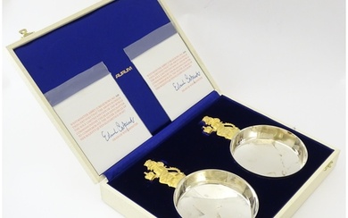 A cased pair of limited edition Westminster Abbey silver Jub...