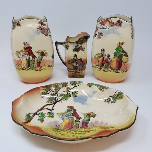 A pair of Royal Doulton Series ware vases, and various other...