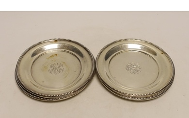 A set of six American sterling dishes, by R. Wallace & Sons,...