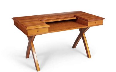 ALDO ROSSI A cherrywood desk by Aldo Rossi...
