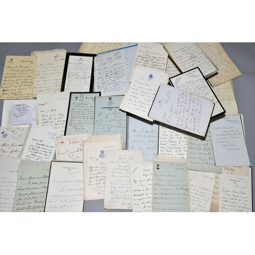 AN INTERESTING ARCHIVE OF ONE HUNDRED AND TWENTY LETTERS TO ...