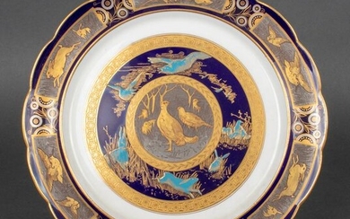 Aesthetic Mvt English Porcelain Cabinet Plates, Pr
