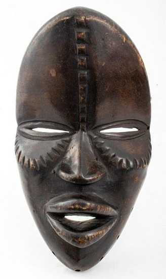 African Dan Carved Wood Mask
