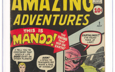 Amazing Adventures #2 (Marvel, 1961) CGC VG/FN 5.0 Cream...
