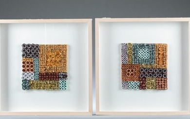 Amy Genser, "Square 1" & "Square 2," 2004.