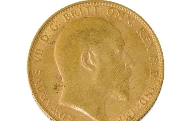 An Edward VII gold sovereign, 1909, gross weight approx. 8g