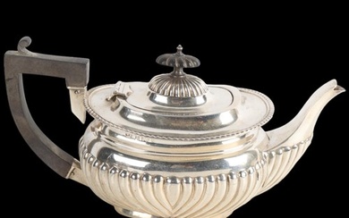 An Edwardian silver bachelor's teapot, William Aitken, Birmi...