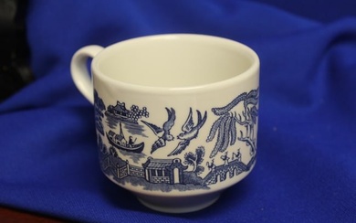 An English Blue and White Cup