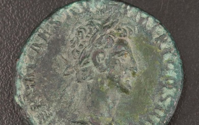 Ancient Roman Imperial Æ As of Nerva, ca. 96 AD