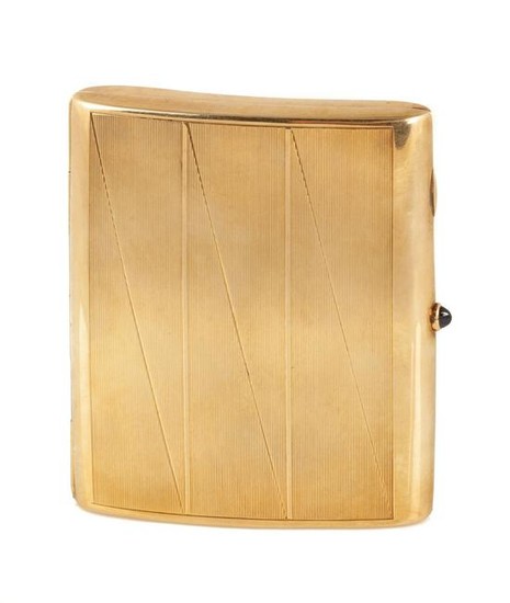 Art Deco 14kt Gold Cigarette Case