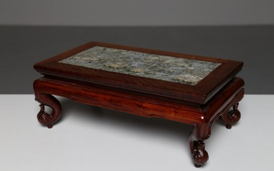 Arte Cinese A hard wood and granite small table China