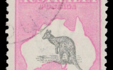 Australia 1915-27 10/- grey and pink, neatly cancelled, well centred, fine.