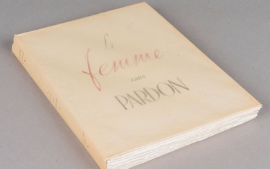 [BELAY] Suzanne GIRAUD. La Femme sans pardon. Paris, Egix, 1947, in-folio en feuilles sous couverture...